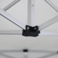 ALU45 reinforced nylon corner connection