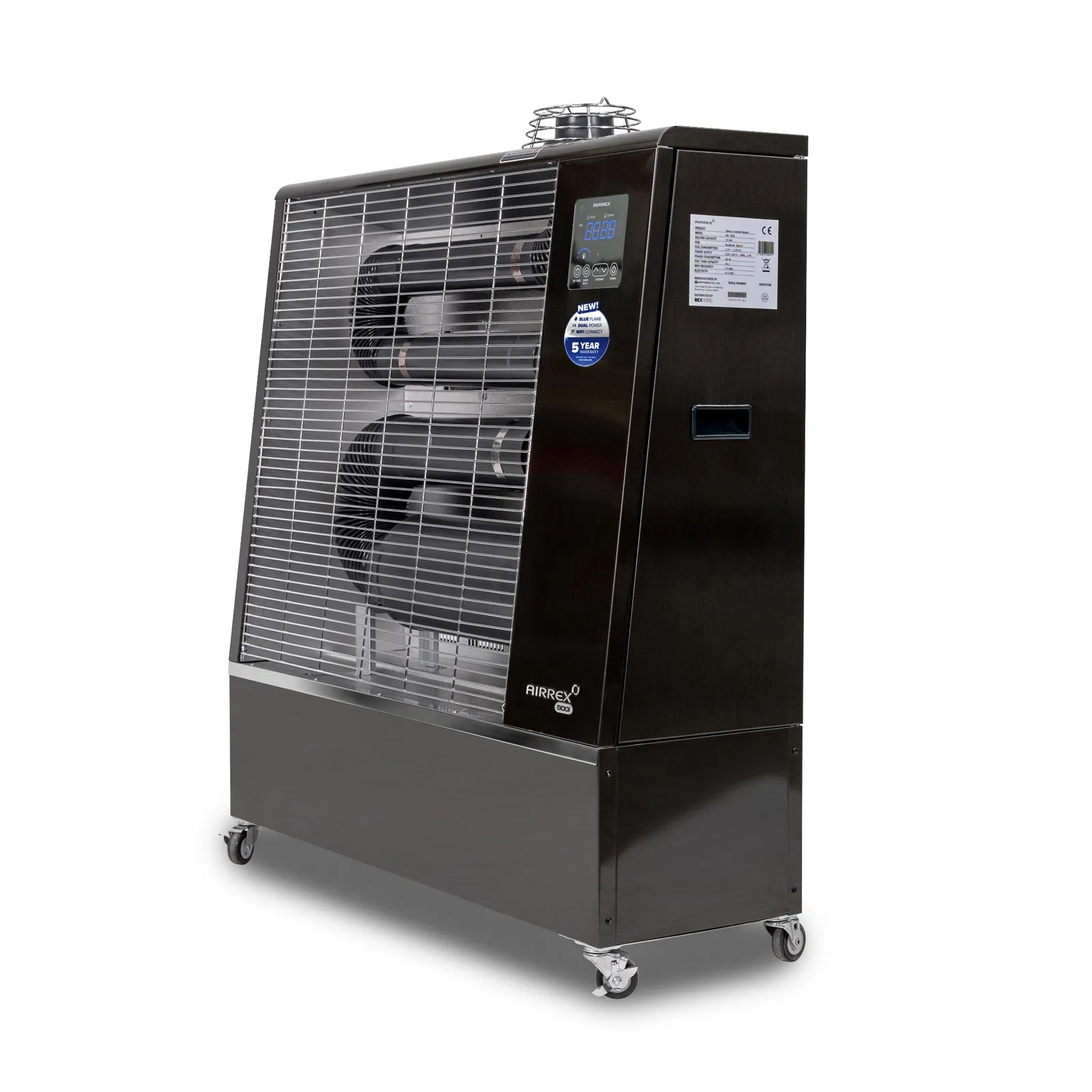 Airrex AH-500i diesel infrared heater, front view